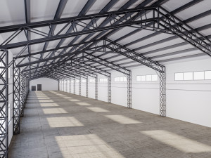 Low poly warehouse 02 Modelo 3D
