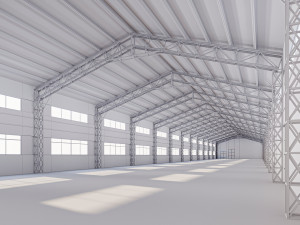 Low poly warehouse 02 Modelo 3D