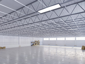 Low poly warehouse 03 3D Model