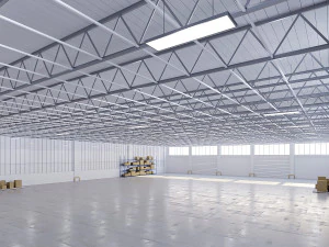 Low poly warehouse 03 3D Model