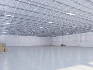 Low poly warehouse 03 3D Model