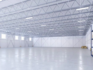 Low poly warehouse 03 3D Model