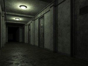 Low poly old dark scary 01 Modelo 3D