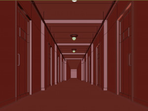 Low poly old dark scary 01 Modelo 3D
