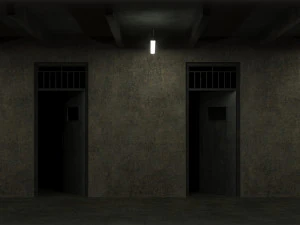 Old dark scary corridor 02 3D Model