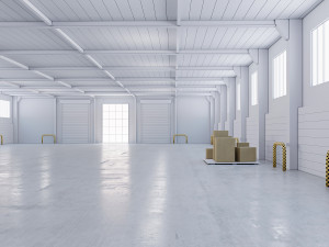 Low poly warehouse 04 3D Model