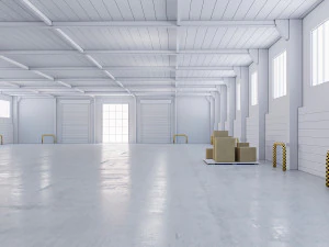 Low poly warehouse 04 3D Model