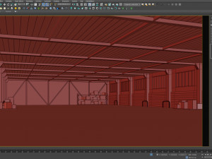Low poly warehouse 04 3D Model