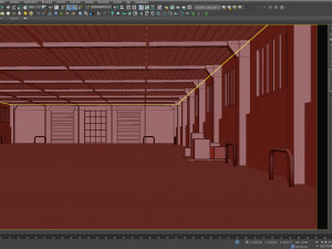 Low poly warehouse 04 3D Model