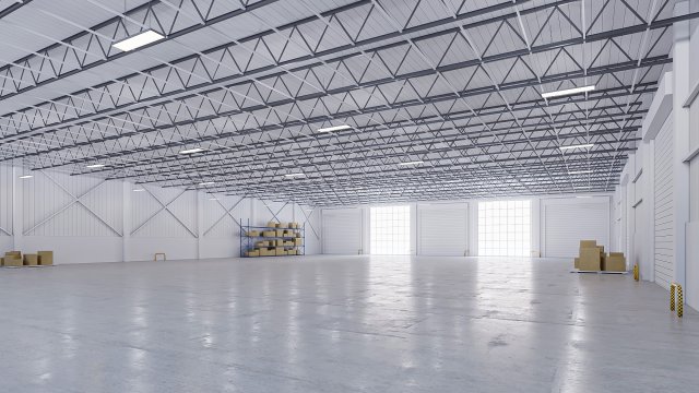 Low poly warehouse 05 Modello 3D .c4d .max .obj .3ds .fbx .stl .blend 