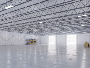 Low poly warehouse 05 Modelo 3D