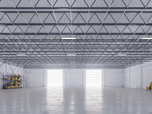 Low poly warehouse 05 3D Model