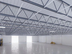 Low poly warehouse 05 3D Model