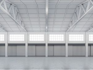 Lowpoly warehouse 06 Modelo 3D