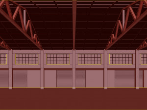 Lowpoly warehouse 06 Modelo 3D