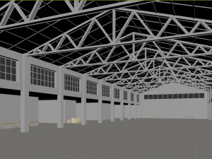 Lowpoly warehouse 06 Modelo 3D