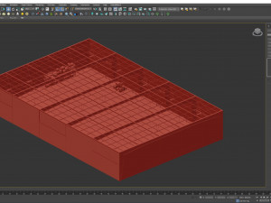 Low poly warehouse 07 Modello 3D