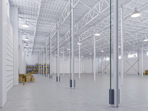 Low poly warehouse 08 3D Модель