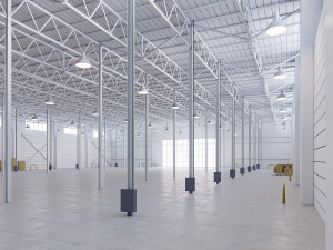 Low poly warehouse 08 3D Модель