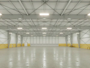 HDRI Warehouse Interior 01 CG Textures