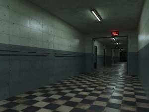 Antigo corredor escuro e assustador 07 Modelo 3D