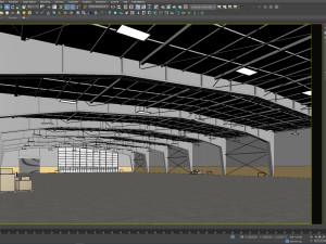 Low poly warehouse 09 3Dモデル