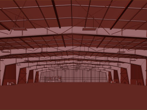 Low poly warehouse 09 3Dモデル