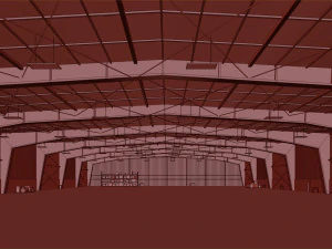 ローポリ倉庫 09 3Dモデル