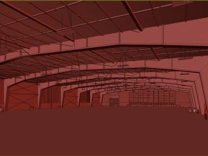 ローポリ倉庫 09 3Dモデル