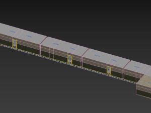 Old Dark Scary Corridor 08 3D Model