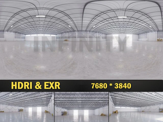 HDRI warehouse 05 CG Textures .c4d .max .obj .3ds .fbx .stl .blend 