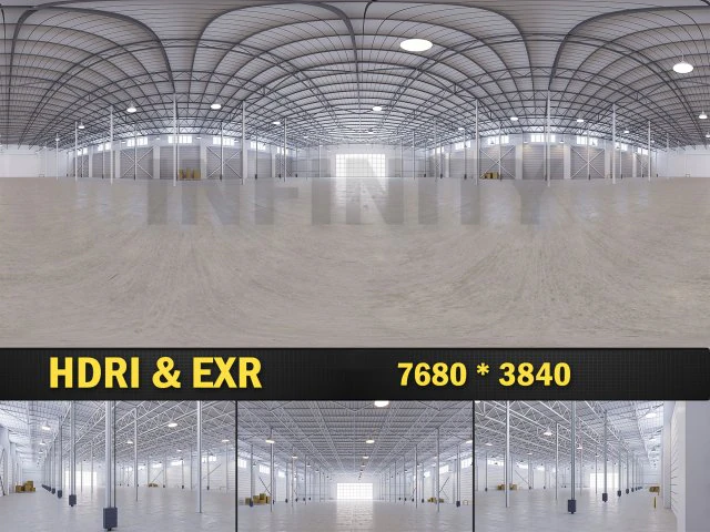 HDRI warehouse 07 CG Textures .c4d .max .obj .3ds .fbx .stl .blend 
