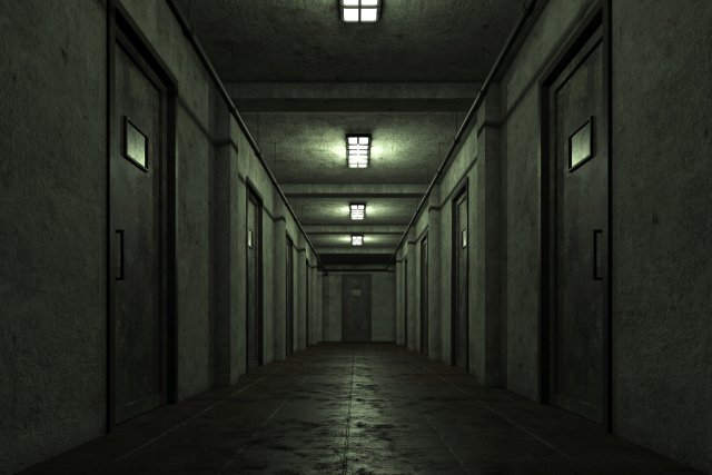 Old dark scary corridor 09 Modèle 3D .c4d .max .obj .3ds .fbx .stl .blend 