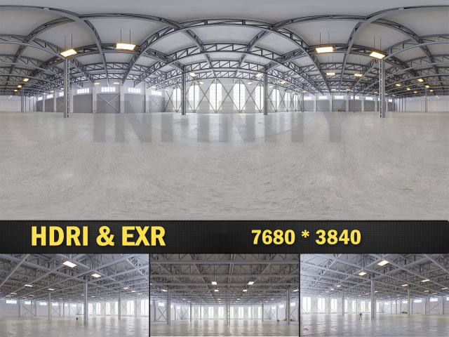 HDRI warehouse 09 CG Texturen .c4d .max .obj .3ds .fbx .stl .blend 