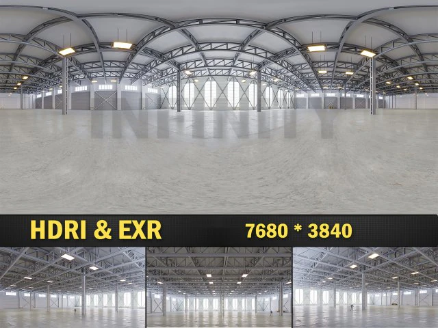 HDRI warehouse 09 CG Textures .c4d .max .obj .3ds .fbx .stl .blend