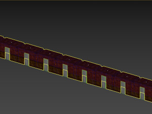 Old dark scary corridor 10 Modelo 3D