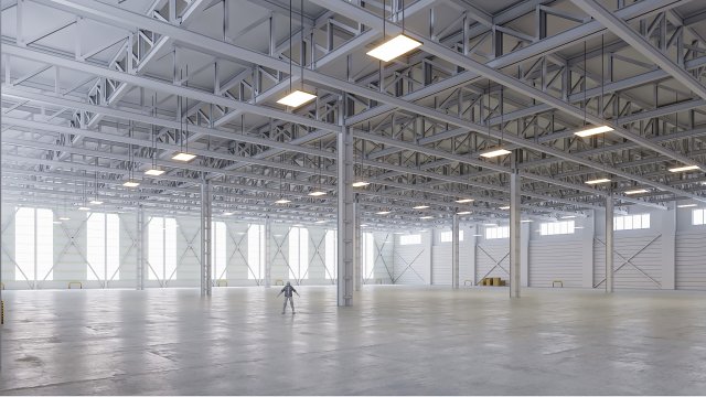 Low Poly Warehouse 10 3D 모델 .c4d .max .obj .3ds .fbx .stl .blend 