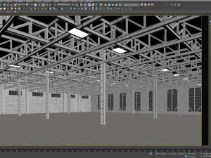 Low Poly Warehouse 10 3D 모델