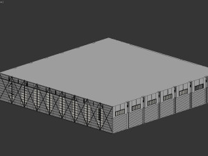 Low Poly Warehouse 10 3D 모델