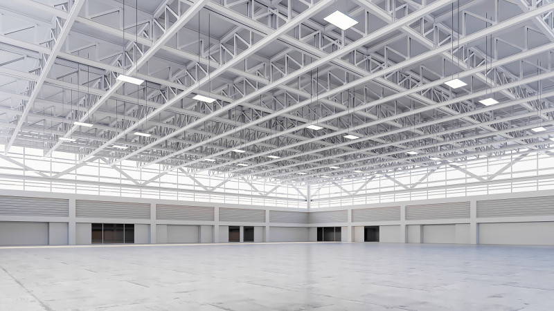 Low Poly Warehouse 11 3D Model .c4d .max .obj .3ds .fbx .stl .blend