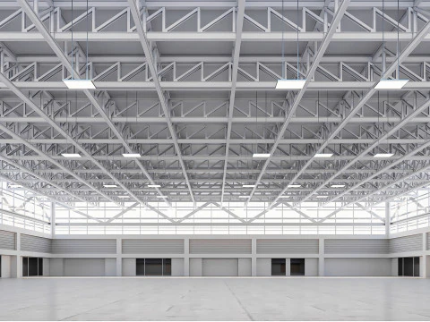 ローポリ倉庫 11 3Dモデル