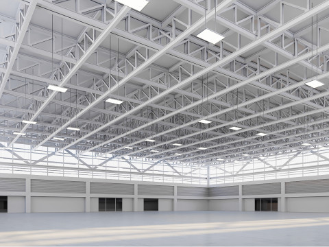 Low Poly Warehouse 11 3D Model