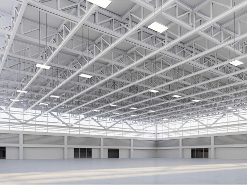 ローポリ倉庫 11 3Dモデル