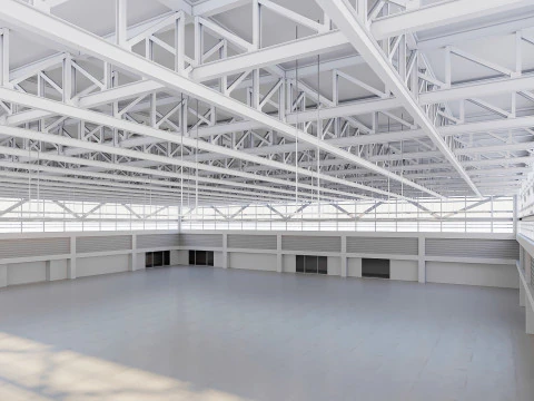 ローポリ倉庫 11 3Dモデル