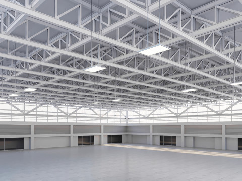 Low Poly Warehouse 11 3D Model
