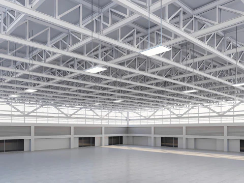 ローポリ倉庫 11 3Dモデル