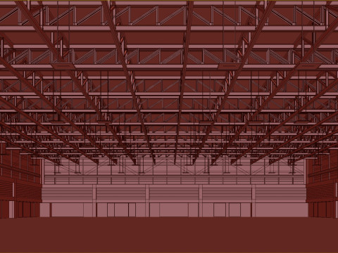 Low Poly Warehouse 11 3D Model
