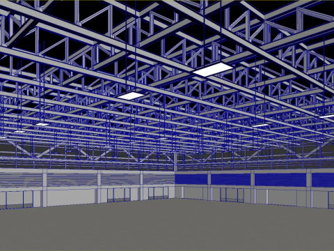 ローポリ倉庫 11 3Dモデル