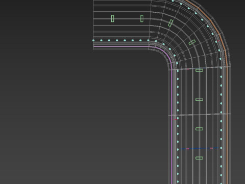 Low poly road tunnel 3Dモデル