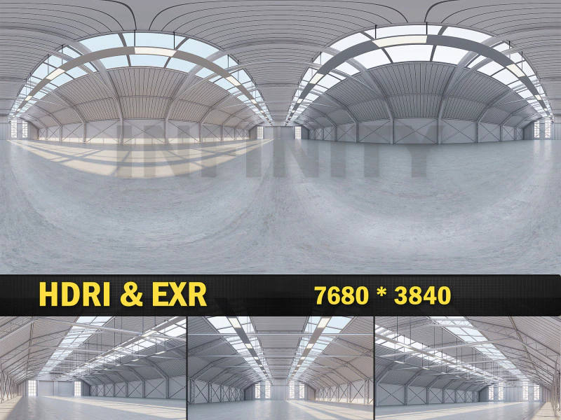 Magazzino HDRI 13 CG Textures .c4d .max .obj .3ds .fbx .stl .blend 